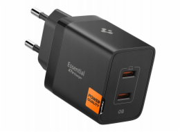 Spigen Nabíječka Essential 47W do zásuvky EE472EU, černá