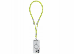 SKINARMA Univerzální kabel 2 v 1 na telefon s poutkem Dyno Ve USB-C/USB-C, noční záře