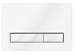 KKPOL KK-POL splachovací tlačítko M08V1, bílé SPP/384/0.1/K