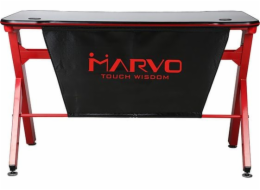 Marvo DE-03 Stůl červený 120 cm x 61 cm