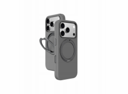 Amazingthing Pouzdro Cloudie pro iPhone 17 Pro Max se stojánkem - šedé