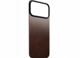 Zagg International NOMAD Magnetic Leather Back - Magnetický kryt pro iPhone 17 Pro Max, kompatibilní s MagSafe; kůže Horween (rustikálně hnědá)