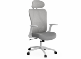 SENSE7 Kancelářská židle Noxo bílá a šedá