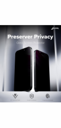 Jcpal Ochranné tvrzené sklo Preserver Privacy - tvrzené sklo pro iPhone 17