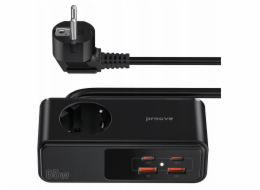 PROOVE Přepěťová ochrana, prodlužovací kabel AC 2x USB 2x USB-C 65 W / Pshp25002201 / Homester Pro