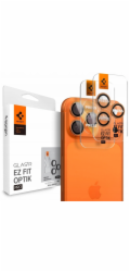 Spigen Glass TR EZ Fit Optik Pro 2 ks, oranžová - iPhone 17/16/15/14 Pro / 17/16/15/14 Pro Max
