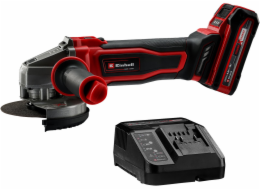 Einhell Power X-Change Akku-Winkelschleifer TE-AG 18/125-2 Li Kit, 18Volt (rot/schwarz, Li-Ion-Akku 4,0Ah)
