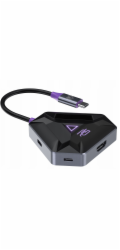 PROOVE Herní Hub pro hráče 2x USB-C 2x USB 3.0 HDMI Pd 100w notebook PC / Hbpg18221205 / Spectre herní Hub