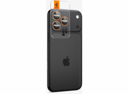 Spigen Glass TR EZ Fit Optik Pro 2 ks, šedá - iPhone 17/16/15/14 Pro / 17/16/15/14 Pro Max