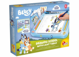 Lisciani MODRÁ KRESLIACÍ ŠKOLA S LED TABULE