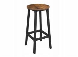 Leobert Barová židle - rustikální / černé nohy
