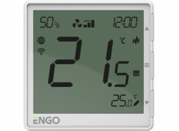 Engo EFAN-230W - Regulátor fan coilů, bílý 230V, internet, zapuštěná montáž, WIFI
