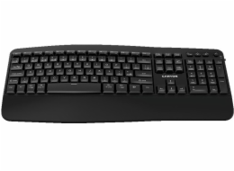 Canyon Bezdrátová ergonomická klávesnice HKB-W6, černá