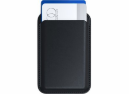 Satechi Peněženka Satechi z veganského kůže, stojánek pro Apple iPhone MagSafe, černá