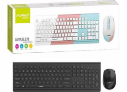 Forev Klávesnice + myš BEZDRÁTOVÁ SADA KLÁVESNICE + MYŠ FOREV ČERNÁ FV-306