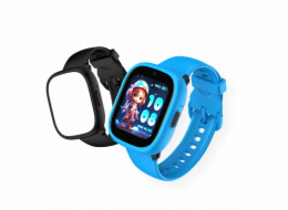 NoName Chytré hodinky GPS Wifi 4G Sim Sos pro děti / Kidoboo / K3 Watchme Gen2 / Kblgk3g2bb / Modrá / Černá