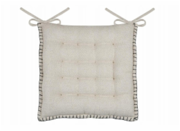 NoName Prošívaný polštář na židli, lemování, ALINE, 38 x 38 cm