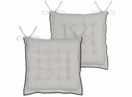 NoName Polštář na židli, s úvazy, HELIOS, 38 x 38 cm