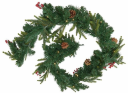 Atmosphera Vánoční girlanda, vánoční stromeček s lesními plody a šiškami, 180 cm
