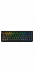 Ajazz Mechanická herní klávesnice AK680 MAX s magnetickými spínači - ABS černé klávesy - RGB - hliníková polohovací deska - kabelová verze