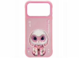 Nimmy Kryt Cool&Cute 2.0 s králíkem pro iPhone 17 Pro růžový