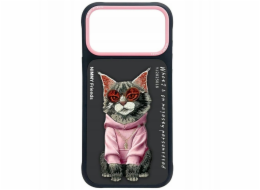 Nimmy Pouzdro Glasses Cool Cat pro iPhone 17 Pro Max černé