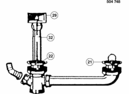 Blanco BLANCO Přepadová a odtoková armatura 2x1,5 TOP ED