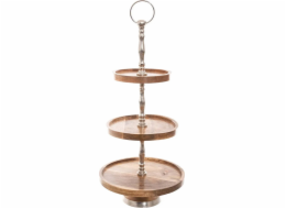 Atmosphera Talíř z mangového dřeva výška 62 cm