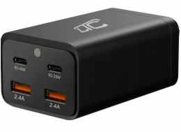 LTC MULTI NABÍJEČKA QC 3.0 PD20W/PD40W/QC 3.0 2x USB 2.4A 80W černá