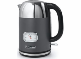 Muse Konvice Muse | MS-020DG | Bezdrátová | 2200 W | 1,7 l | Nerezová ocel | Otočná základna o 360° | Nerezová ocel/Černá