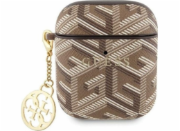 Guess Guess GUA2PGCE4CW kryt na AirPods 1/2 hnědý/hnědý přívěsek GCube