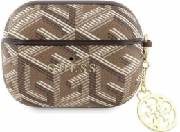 Guess Kryt Guess GUAPPGCE4CW na AirPods Pro hnědý/hnědý přívěsek GCube