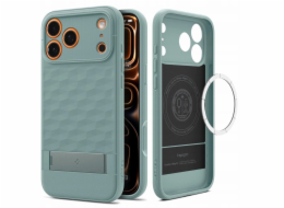 Spigen Pouzdro Parallax S Mag MagSafe pro Apple iPhone 17 Pro Max šalvějově zelené