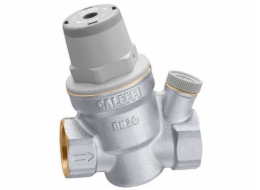 Caleffi Regulátor tlaku - šikmé provedení s možností připojení 1/2` manometru, provoz při vysokých teplotách