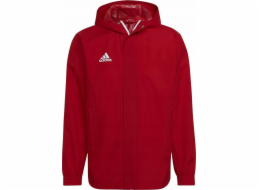 Adidas Pánská bunda Entrada 22 All Weather, červená, velikost XL