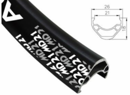 Alexrims Ráfek MD21 29x36 Tubeless Ready Disc MTB, černý (ALX-MD212936)