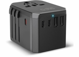 SBS Mobile SBS GaN univerzální cestovní adaptér 70 W melna - Ladetajs