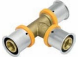 KAN-therm T-lisovací spojka Equal T 25 mm (K-040025)