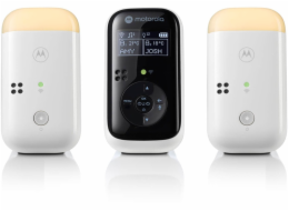 Motorola PIP15-2 audio chůvička se dvěma dětskými jednotkami, bílá a černá