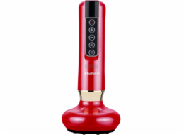 Humanas Masážní přístroj proti celulitidě DermaSmooth s funkcí čínského baňkování - červený