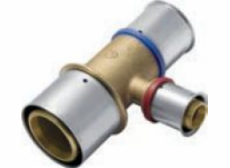 KAN-therm Redukční T-kus Mosazný lisovací 25 x 20 x 20 mm (K-040604)