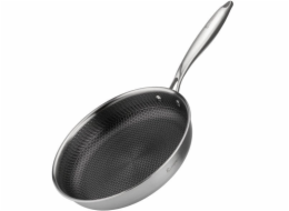 Elitehoff OCELOVÁ PÁNEV 26 CM S VOŠTINOVÝM POVLAKEM E-7548