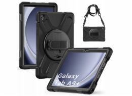 Strado Pouzdro Armor s rukojetí a poutkem pro Samsung Galaxy Tab A9 Plus 11 (černé)