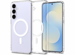 Spigen Ultra Hybrid Mag MagSafe - Kryt pro Samsung Galaxy S25 FE (Průhledný/Bílý)