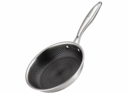 Elitehoff OCELOVÁ PÁNEV 20 CM S VOŠTINOVÝM POVLAKEM E-7545