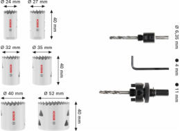 Bosch SADA PILY T MM B 9p SET