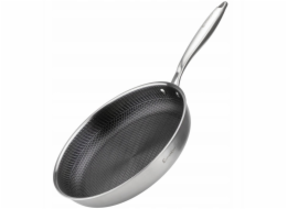 Elitehoff OCELOVÁ PÁNEV 30 CM S VOŠTINOVÝM POVLAKEM E-7550