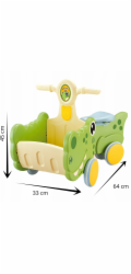 Bounn Veselá dětská jízdárna s krokodýlem rA3A1 a košíkem