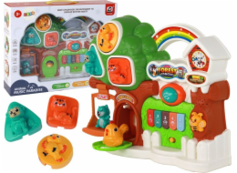 LeanToys Klavírní koncert Lesní zvířátka Vzdělávací panelová sada
