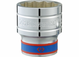 King Tony KRÁTKÝ NÁSTROJOVÝ KŘUP 1/2" 36 mm x 46 mm 12hranný. Cr-V King Tony